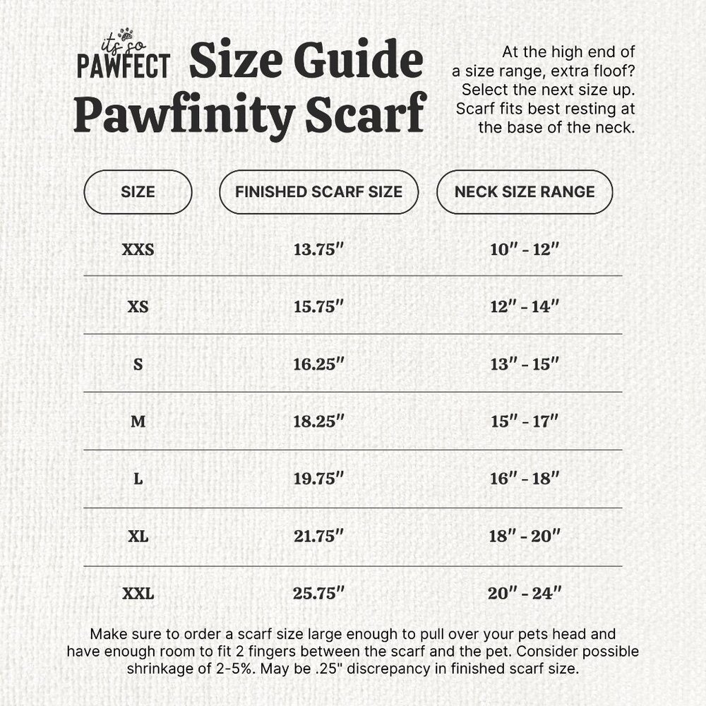 Small Flannel Dog Bandana Infinity Scarf for Small Breeds - Picture 6 of 14